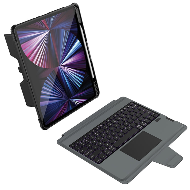 For iPad Pro 12.9 2020/2021/2022 Nillkin Bumper Combo Keyboard Case with Backlight - free shipping - PMC Jewellery - Order now!