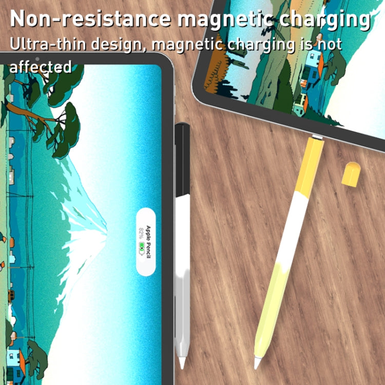 For Apple Pencil 1 LOVE MEI Rainbow Liquid Silicone Protective Pen Case(Blue) - Pencil Accessories by LOVE MEI | Online Shopping South Africa | PMC TechLife