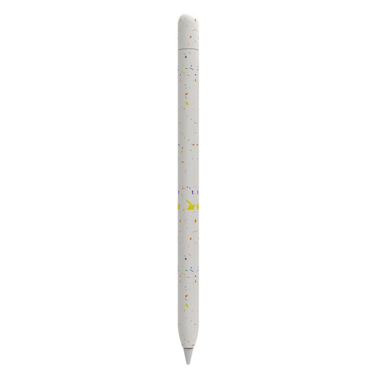 For Apple Pencil 1 LOVE MEI Luminous Silicone Protective Pen Case(White)