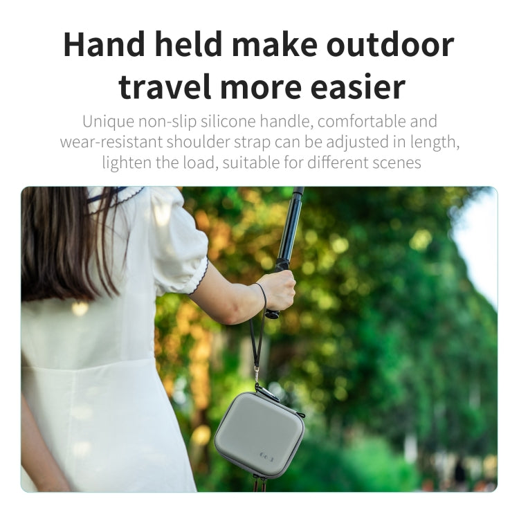 For Insta360 Go 3 STARTRC Portable PU Storage Box Case(Grey) - free shipping - PMC Jewellery - Order now!