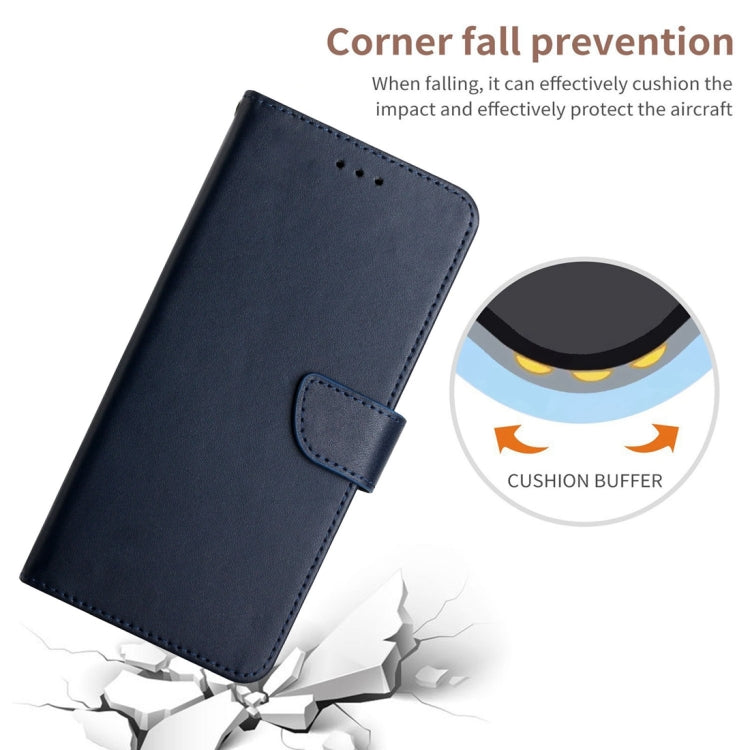 For Honor 90 Lite HT02 Genuine Leather Fingerprint-proof Flip Phone Case(Blue) - free shipping - PMC Jewellery - Order now!