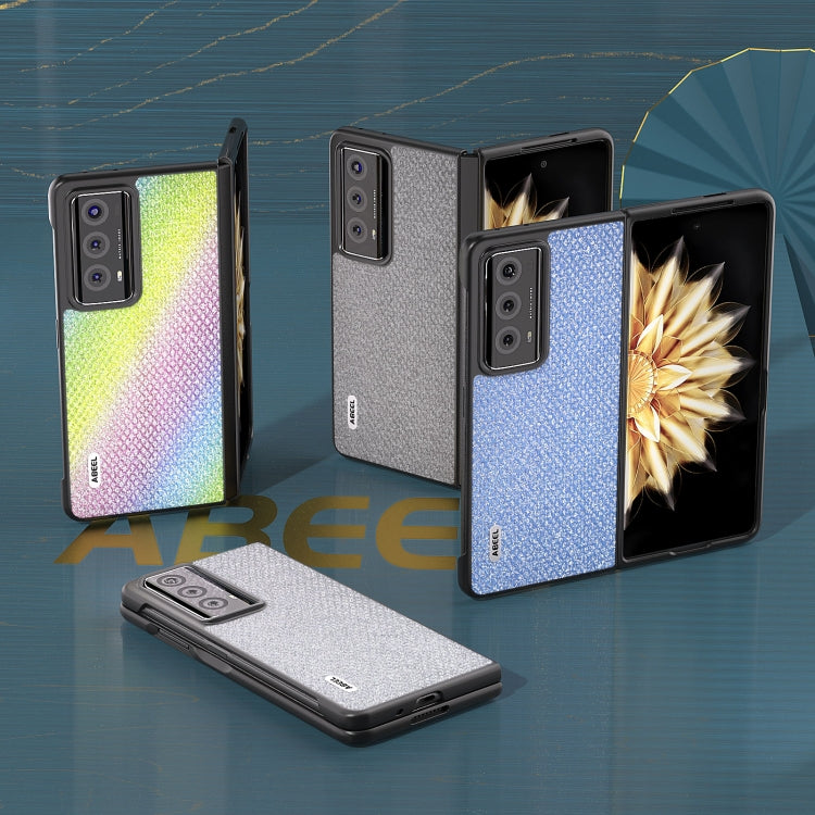 For Honor Magic V2 ABEEL Diamond Series Black Edge Phone Case(Silver) - free shipping - PMC TechLife - Order now!