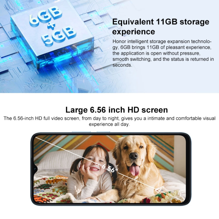 Honor Play 40C 5G, 6GB+128GB, 108MP Camera, 6.56 inch MagicOS 7.1 Snapdragon 480 Plus Octa Core up to 2.2GHz, Network: 5G, Not Support Google Play(Magic Night Black)