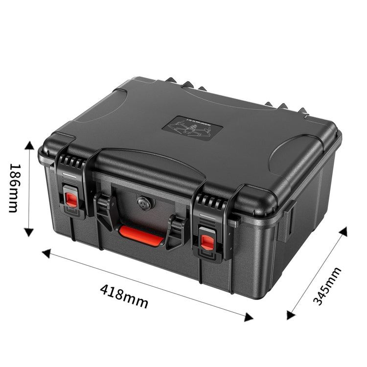 For DJI Air 3 / RC2 / N2 STARTRC Waterproof PP Drone Kit Suitcase Storage Box(Black) - free shipping - PMC Jewellery - Order now!