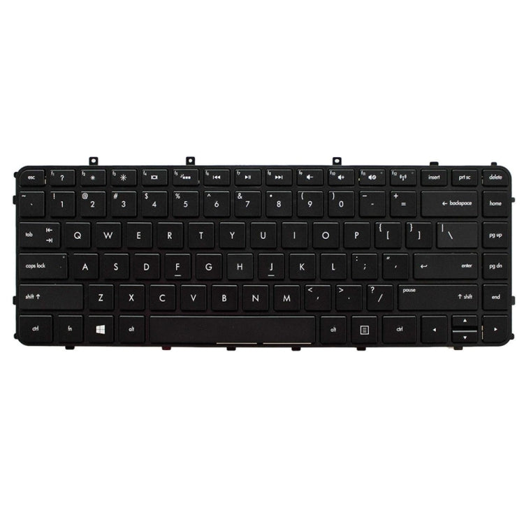 For HP Envy4 4-1000 Laptop Keyboard with Frame