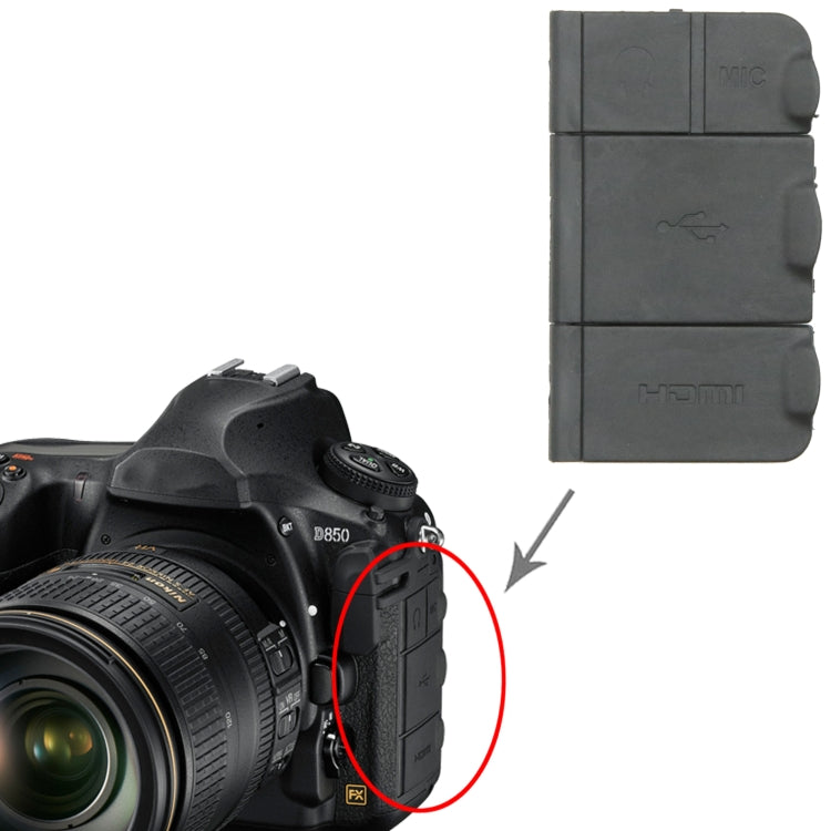 For Nikon D850 OEM USB Cover Cap - USB Cover Cap by PMC TechLife | Online Shopping South Africa | PMC TechLife | Buy Now Pay Later Mobicred