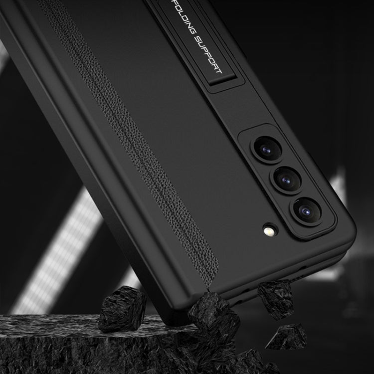 For Samsung Galaxy Z Fold5 GKK Integrated Magnetic Full Coverage Phone Flip Case with Pen Box(Black) - Galaxy Z Fold5 Cases by GKK | Online Shopping South Africa | PMC TechLife | Buy Now Pay Later Mobicred