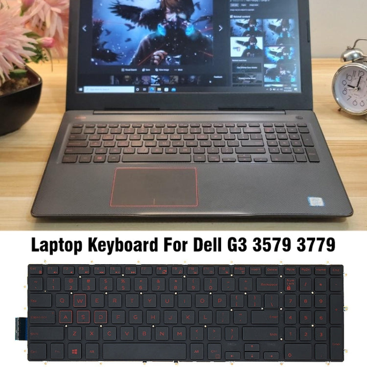 Backlight Laptop Keyboard For Dell G3 3579 3779 / G5 5587 / G7 7588(Red Word) - free shipping - PMC TechLife - Order now!