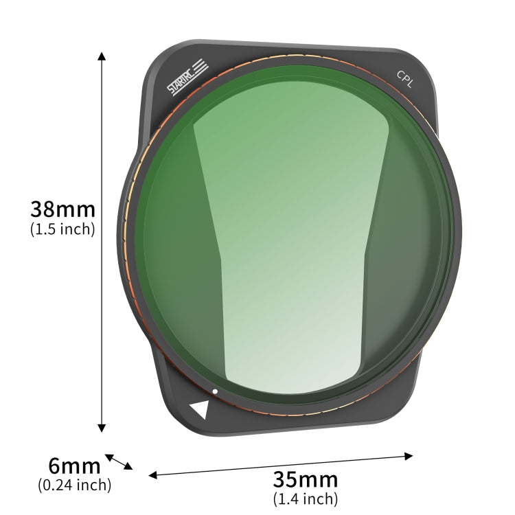 For DJI Air 3 STARTRC Drone Lens Filter, Lens:CPL - free shipping - PMC Jewellery - Order now!