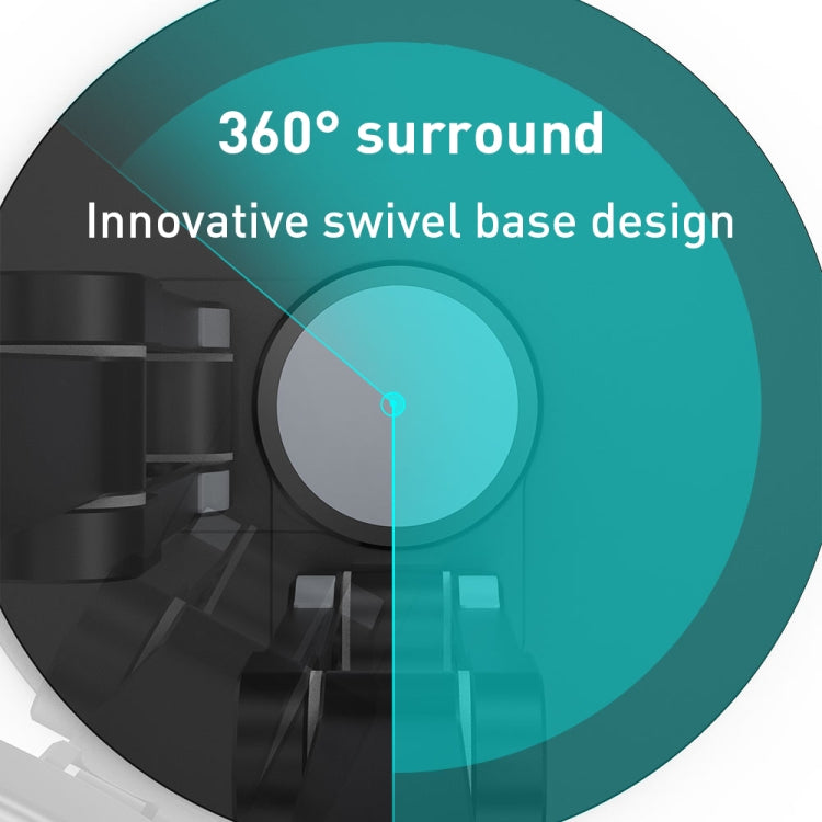 R-JUST HZ42 Clip Type Disc Rotating Phone Desktop Stand(Black) - free shipping - PMC TechLife - Order now!