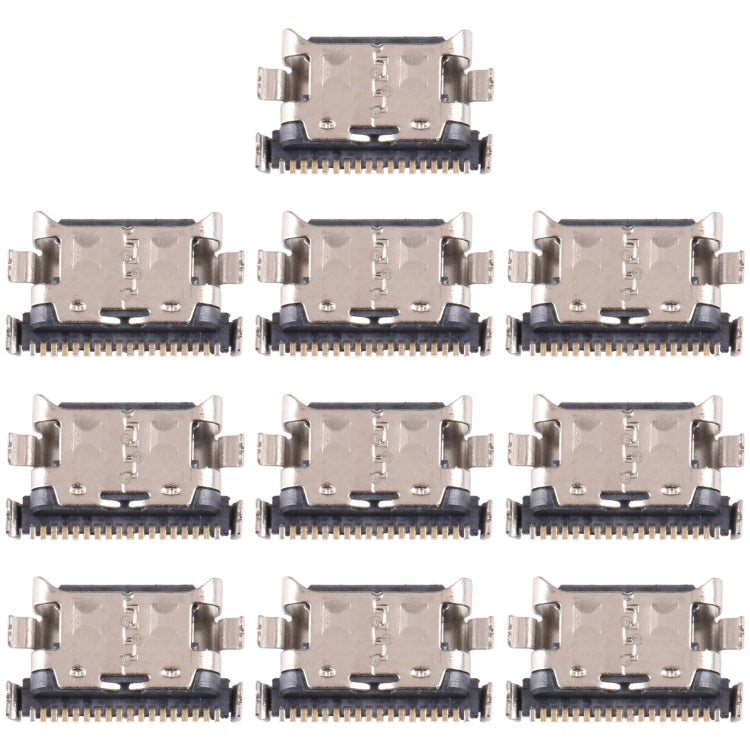 For Samsung Galaxy F13 SM-E135F 10 PCS Charging Port Connector - Single Tail Connector by PMC Jewellery | Online Shopping South Africa | PMC Jewellery