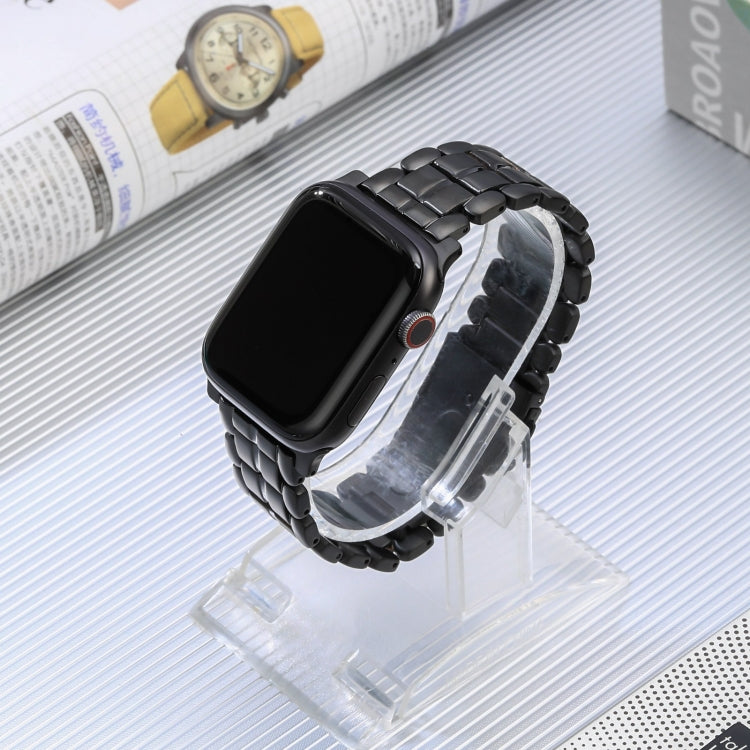For Apple Watch Series 9 45mm Five Beads Titanium Steel Watch Band(Black)