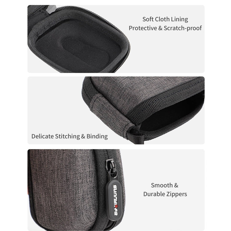 For Insta360 Go 3 Sunnylife Camera Body Portable Storage Box Case(Black)