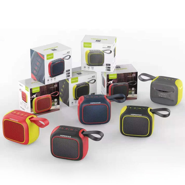 HOPESTAR A22 IPX6 Waterproof Portable Bluetooth Speaker Outdoor Subwoofer(Blue Red) - free shipping - PMC Jewellery - Order now!