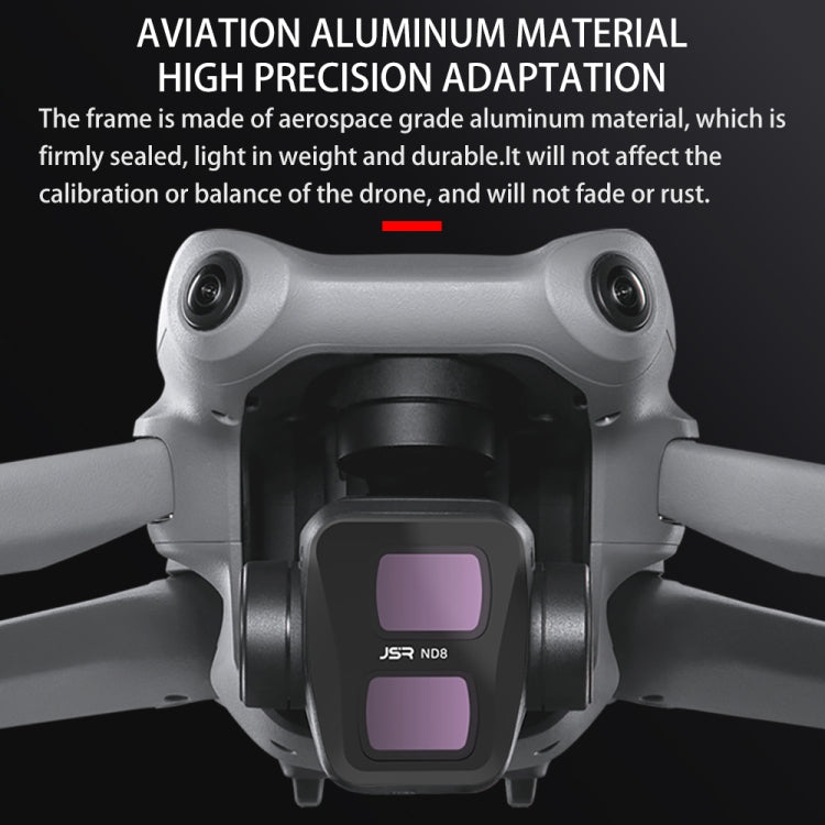 For DJI Air 3 JSR KB Series Drone Lens Filter, Filter:8 in 1 CPL ND NDPL NIGHT - free shipping - PMC Jewellery - Order now!