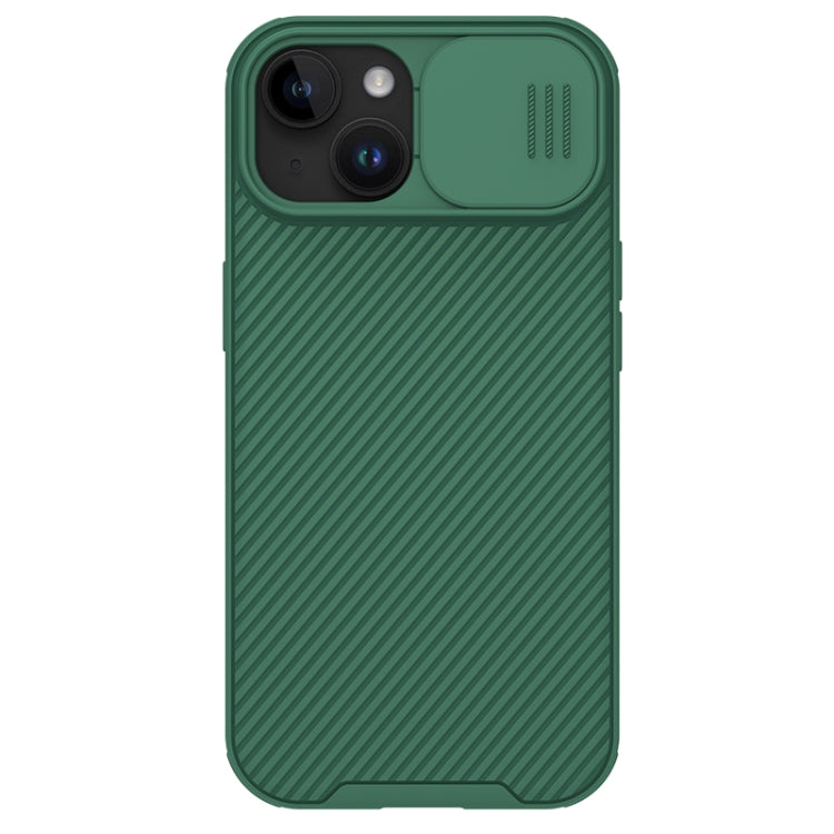 For iPhone 15 NILLKIN CamShield Pro PC Phone Case(Green) - iPhone 15 Cases by NILLKIN | Online Shopping South Africa | PMC Jewellery | Buy Now Pay Later Mobicred