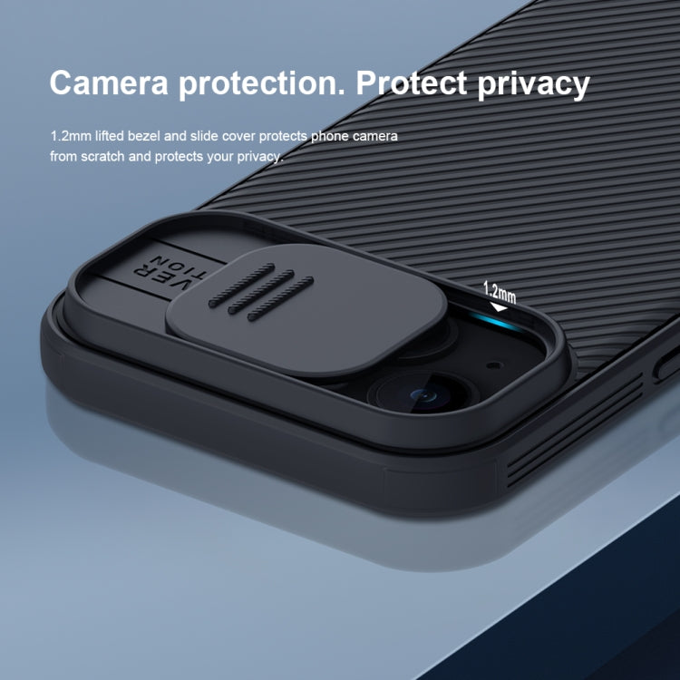 For iPhone 15 NILLKIN CamShield Pro PC Phone Case(Green) - iPhone 15 Cases by NILLKIN | Online Shopping South Africa | PMC Jewellery | Buy Now Pay Later Mobicred