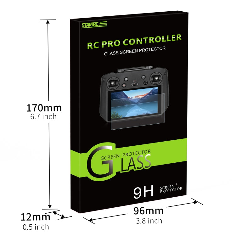 For DJI RC Pro with Screen STARTRC 2pcs 9H 2.5D Tempered Glass Film HD Film - Others by STARTRC | Online Shopping South Africa | PMC TechLife