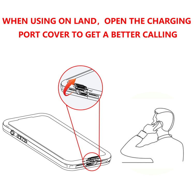 For iPhone 15 Pro RedPepper IP68 Waterproof MagSafe Phone Case(Black) - free shipping - PMC Jewellery - Order now!