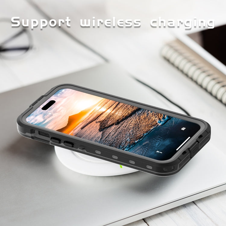 For iPhone 15 RedPepper IP68 Waterproof MagSafe Phone Case(Black) - iPhone 15 Cases by RedPepper | Online Shopping South Africa | PMC Jewellery | Buy Now Pay Later Mobicred