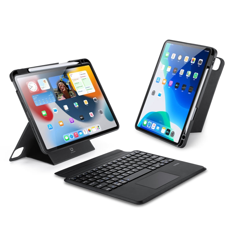 For iPad Air 11 2024 / 4&5 / iPad Pro 11 2022 DUX DUCIS DK Series Magnetic Wireless Bluetooth Keyboard Tablet Case(Black) - free shipping - PMC Jewellery - Order now!