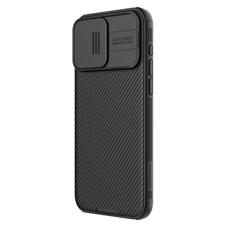 For iPhone 15 Pro Max NILLKIN CamShield Pro Magnetic Magsafe Phone Case(Black) - iPhone 15 Pro Max Cases by NILLKIN | Online Shopping South Africa | PMC Jewellery | Buy Now Pay Later Mobicred