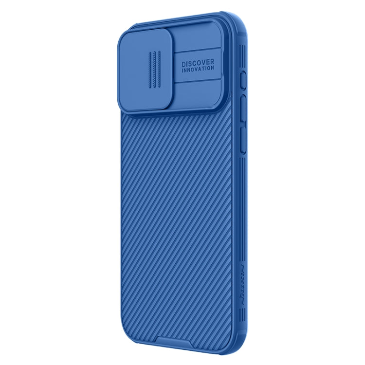 For iPhone 15 Pro Max NILLKIN CamShield Pro Magnetic Magsafe Phone Case(Blue) - free shipping - PMC Jewellery - Order now!