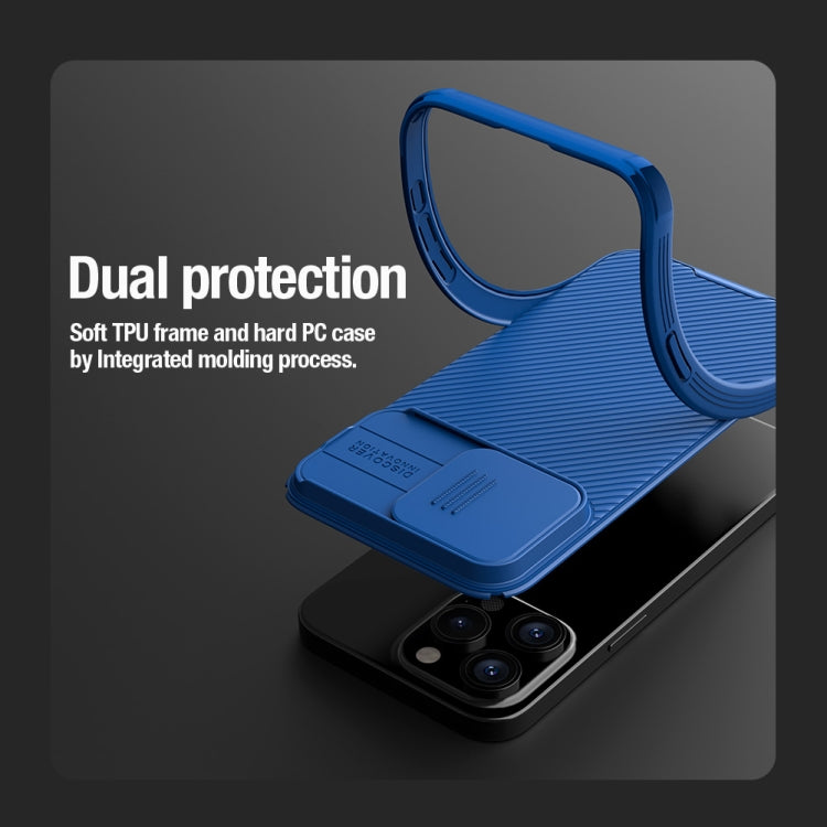 For iPhone 15 Pro NILLKIN CamShield Pro PC Phone Case(Black) - iPhone 15 Pro Cases by NILLKIN | Online Shopping South Africa | PMC Jewellery | Buy Now Pay Later Mobicred