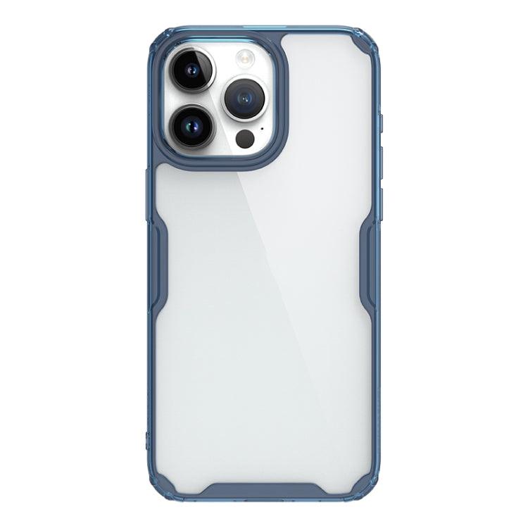 For iPhone 15 Pro Max NILLKIN Ultra Clear PC + TPU Phone Case(Blue) - iPhone 15 Pro Max Cases by NILLKIN | Online Shopping South Africa | PMC Jewellery | Buy Now Pay Later Mobicred