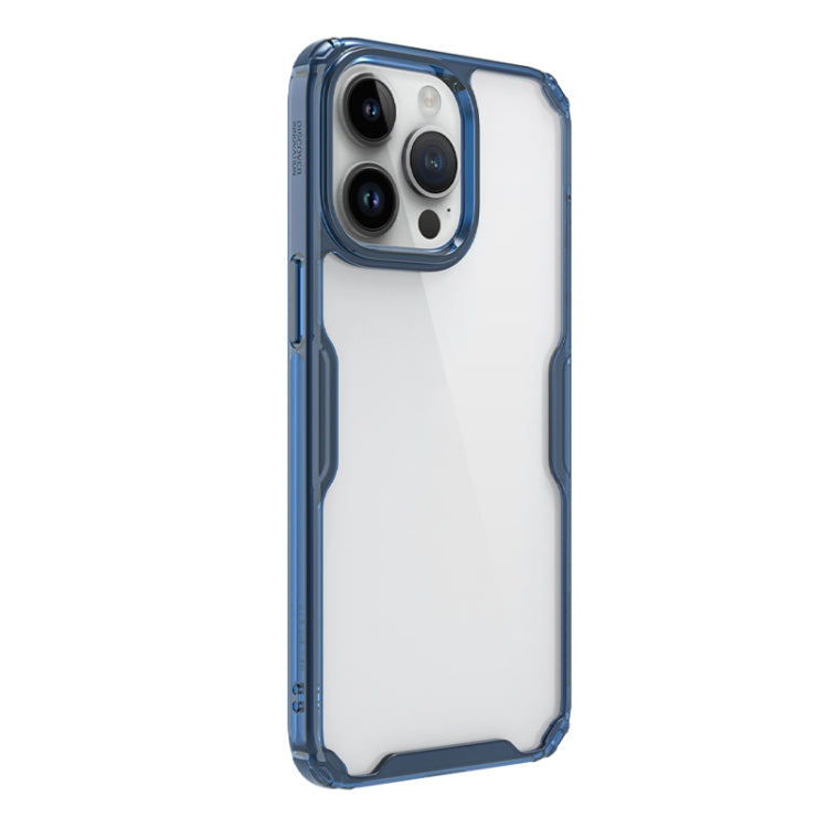 For iPhone 15 Pro Max NILLKIN Ultra Clear PC + TPU Phone Case(Blue) - iPhone 15 Pro Max Cases by NILLKIN | Online Shopping South Africa | PMC Jewellery | Buy Now Pay Later Mobicred
