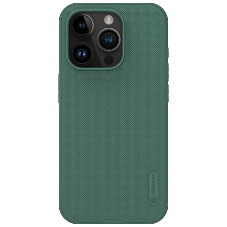 For iPhone 15 Pro NILLKIN Frosted Shield Pro PC + TPU Phone Case(Green) - free shipping - PMC Jewellery - Order now!