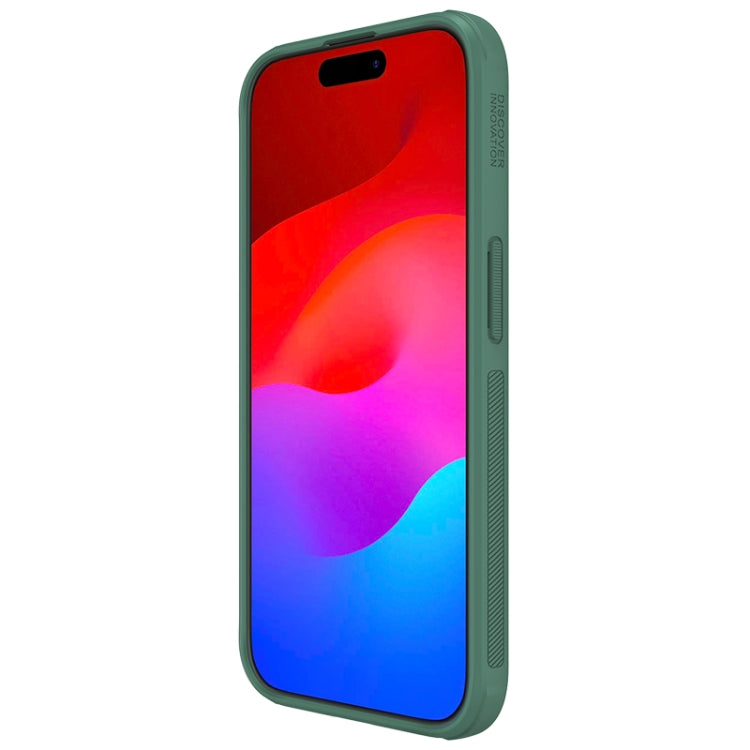 For iPhone 15 Pro NILLKIN Frosted Shield Pro PC + TPU Phone Case(Green) - free shipping - PMC Jewellery - Order now!