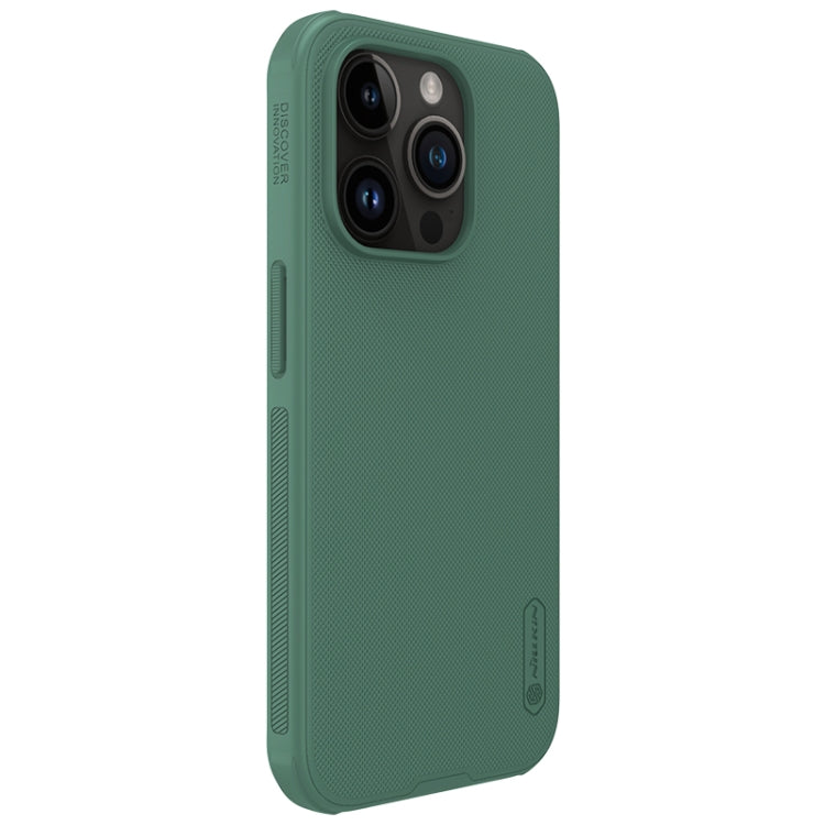 For iPhone 15 Pro NILLKIN Frosted Shield Pro PC + TPU Phone Case(Green) - free shipping - PMC Jewellery - Order now!