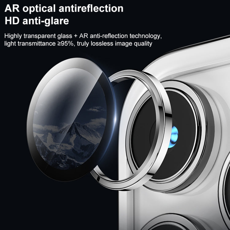 For iPhone 15 Pro / 15 Pro Max MOMAX Eagle Eye Independent Full Cover Phone Lens Glass Film(Black) - iPhone 15 Pro Max Cases by MOMAX | Online Shopping South Africa | PMC Jewellery | Buy Now Pay Later Mobicred