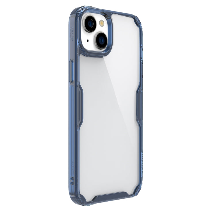 For iPhone 15 Plus NILLKIN Ultra Clear PC + TPU Phone Case(Blue) - iPhone 15 Plus Cases by NILLKIN | Online Shopping South Africa | PMC Jewellery | Buy Now Pay Later Mobicred