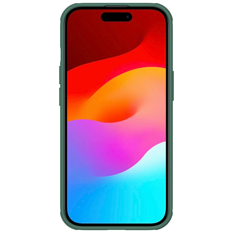 For iPhone 15 NILLKIN Frosted Shield Pro PC + TPU Phone Case(Green) - free shipping - PMC Jewellery - Order now!