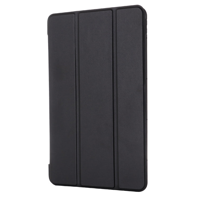 For Huawei Matepad 10.4 GEBEI Shockproof Horizontal Flip Leather Case with Three-folding Holder(Black) - Huawei by GEBEI | Online Shopping South Africa | PMC Jewellery | Buy Now Pay Later Mobicred
