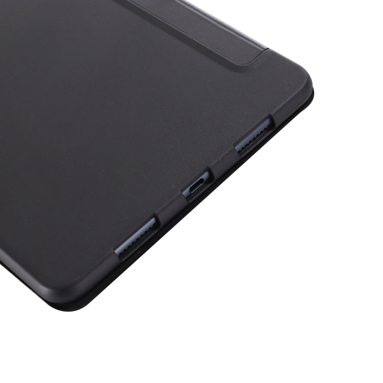 For Huawei Matepad 10.4 GEBEI Shockproof Horizontal Flip Leather Case with Three-folding Holder(Black) - Huawei by GEBEI | Online Shopping South Africa | PMC Jewellery | Buy Now Pay Later Mobicred