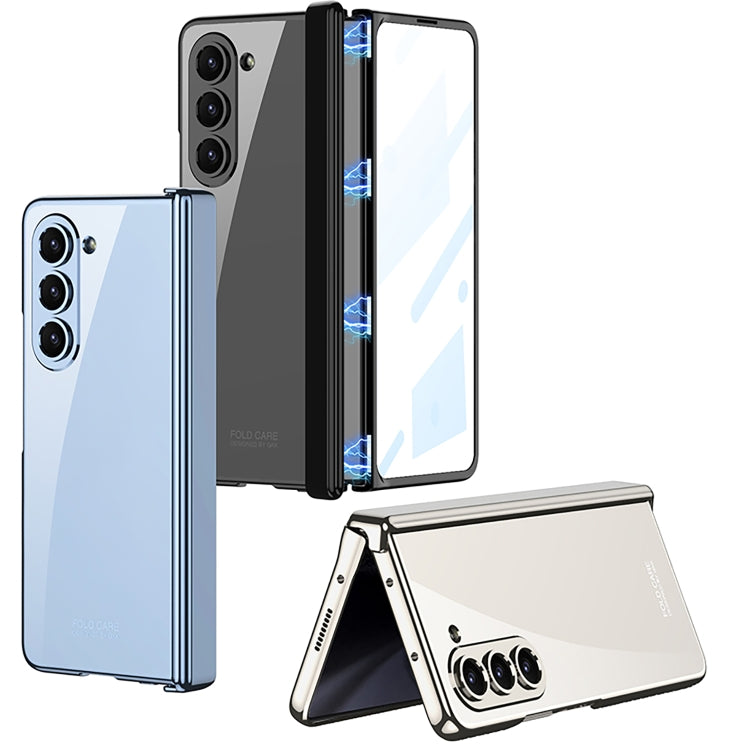 For Samsung Galaxy Z Fold5 GKK Integrated Magnetic Phantom Hinge Folding Phone Case(Blue)
