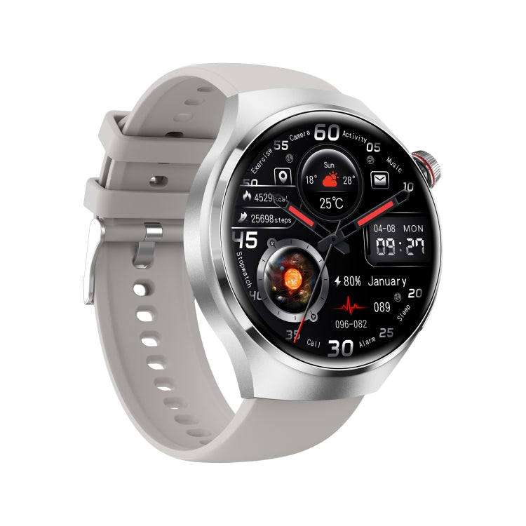 G4 Smart Bracelet 1.53 inch Smart Watch, Support Bluetooth Call / NFC / Heart Rate(Silver)