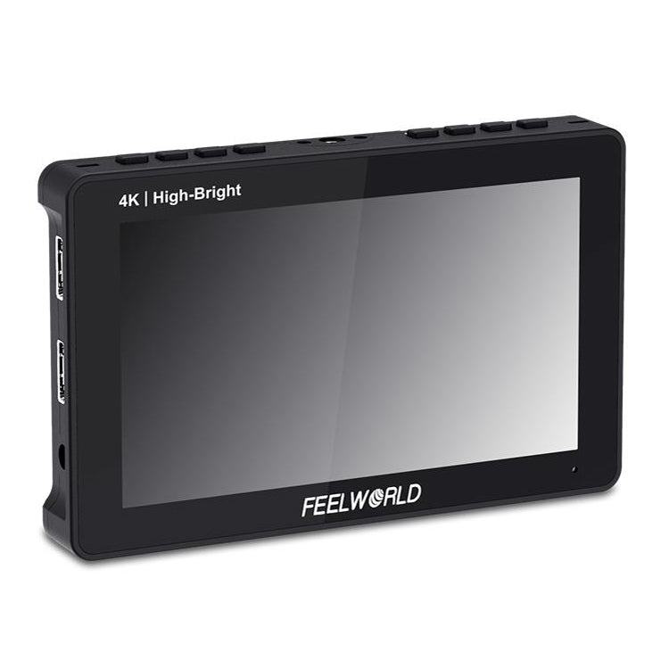 FEELWORLD F5 ProX 5.5 inch 1600nit High Bright Touch Screen DSLR Camera Field Monitor 4K HDMI F970 Install and Power Kit(Black) - free shipping - PMC Jewellery - Order now!