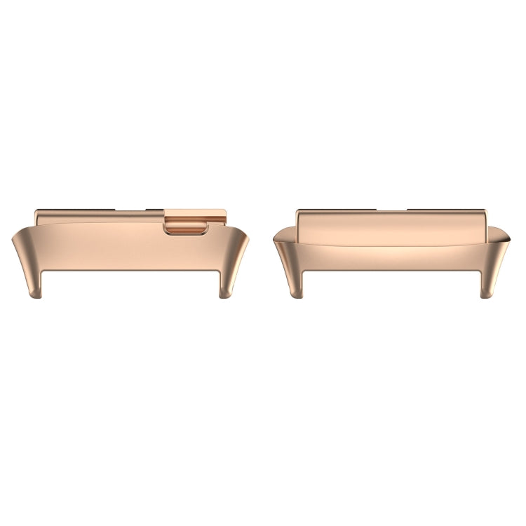 For Redmi Watch 3 Lite / Watch 3 Active 1 Pair Metal Watch Band Connector(Rose Gold) - free shipping - PMC Jewellery - Order now!