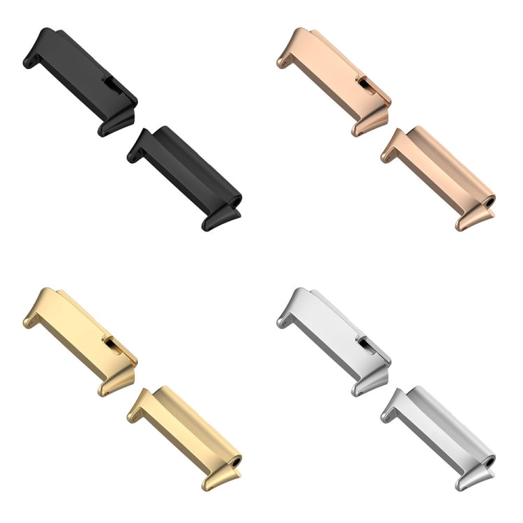For Redmi Watch 3 Lite / Watch 3 Active 1 Pair Metal Watch Band Connector(Rose Gold) - free shipping - PMC Jewellery - Order now!