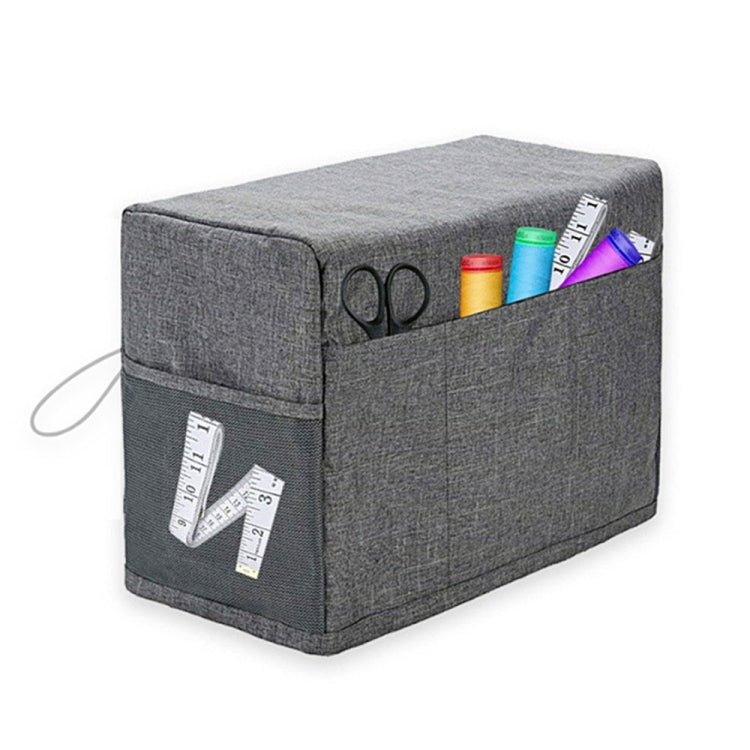 Household Sewing Dust Cover Sewing Tool Storage Bag(Grey)