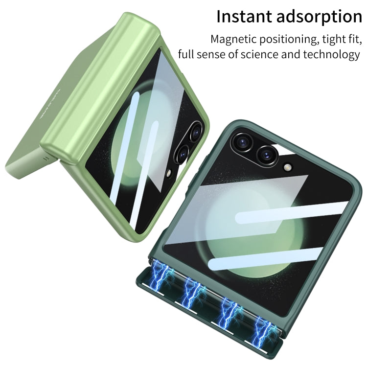 For Samsung Galaxy Z Flip5 GKK Integrated Full Coverage Folding Phone Case(Grey)