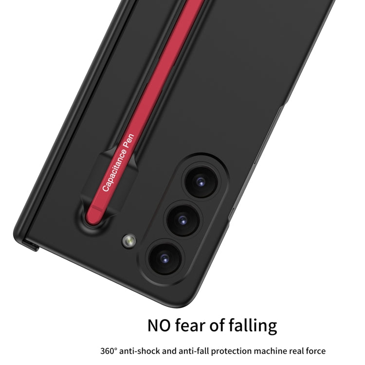 For Samsung Galaxy Z Fold5 5G GKK Integrated Fold Hinge Phone Case with Pen Slots, No Include Pen(Black) - Galaxy Z Fold5 Cases by GKK | Online Shopping South Africa | PMC TechLife | Buy Now Pay Later Mobicred
