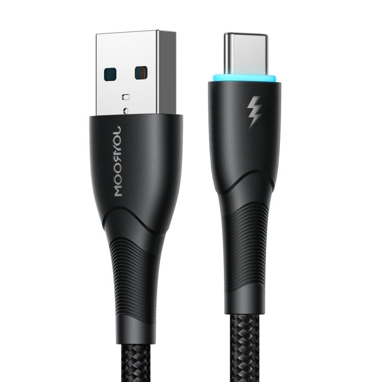 JOYROOM SA32-AC3 Starry Series 3A USB to USB-C / Type-C Fast Charging Data Cable, Length:1m(Black)