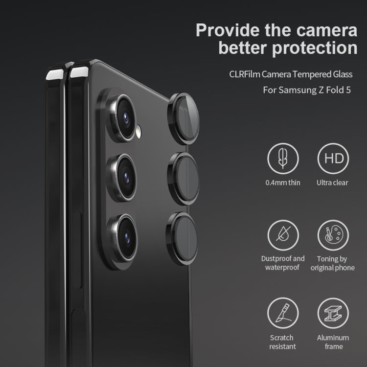 For Samsung Galaxy Z Fold5 NILLKIN Color Mirror Series Lens Film