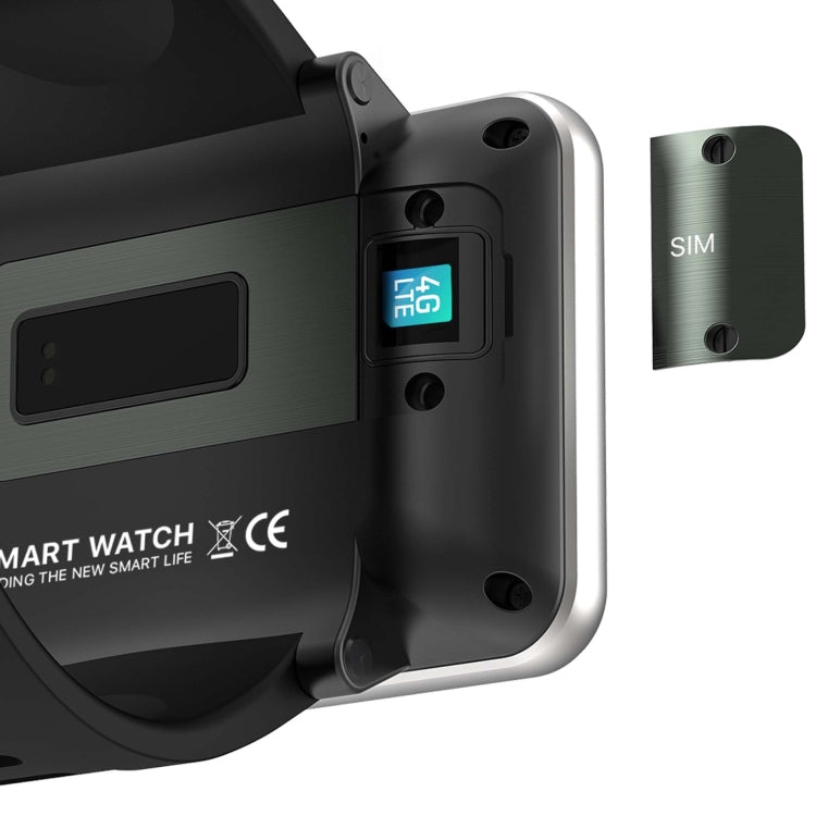 DM100 2.86 inch IPS Full Screen Smart Sport Watch, Support Independent Card Insertion / Multiple Sports Modes / Heart Rate Monitoring / Step Counting, Memory:RAM 3GB+ROM 32GB(Tarnish)