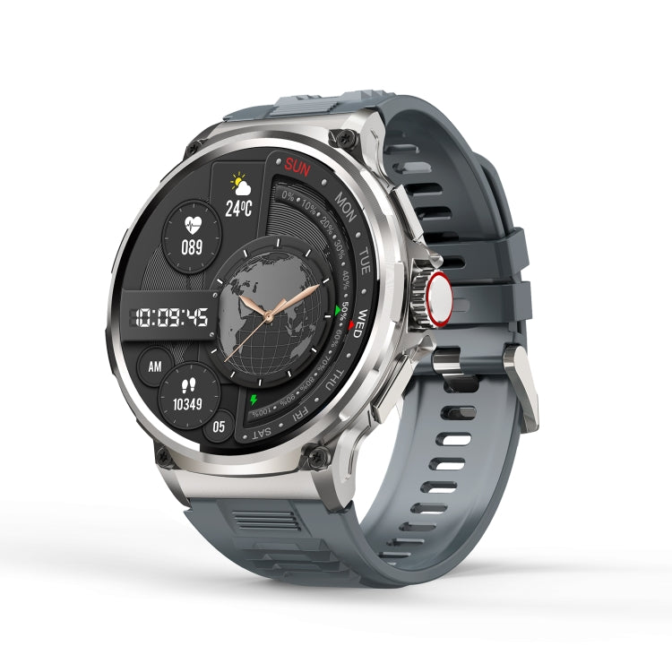 V69 IP68 BT5.0 1.85inch Smart Watch Support Voice Call / Sleep Detection(Silver) - free shipping - PMC Jewellery - Order now!